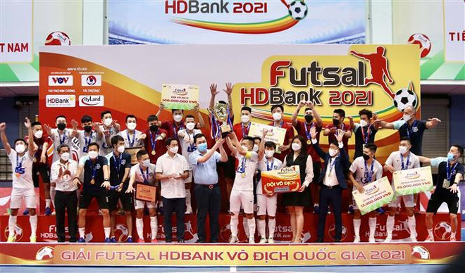 Thai Son Nam remporte le Championnat national de futsal HDBank 2021 ảnh 1 Thai Son Nam remporte le Championnat national de futsal HDBank 2021 ảnh 1