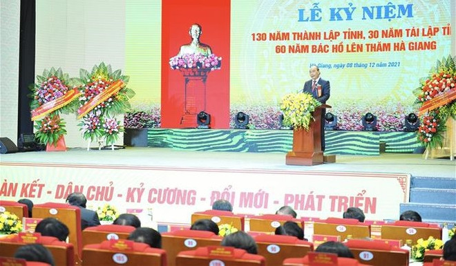 Le président Nguyên Xuân Phuc exhorte Ha Giang à promouvoir des politiques éducatives ảnh 1 Le président Nguyên Xuân Phuc exhorte Ha Giang à promouvoir des politiques éducatives ảnh 1