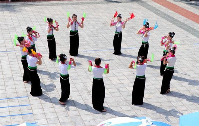 "L'Art Xoè Thai" accrédité comme patrimoine immatériel représentatif de l'humanité ảnh 1 "L'Art Xoè Thai" accrédité comme patrimoine immatériel représentatif de l'humanité ảnh 1