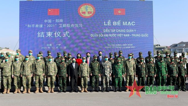 Vietnam et Chine terminent l'exercice médical militaire conjoint 2021 ảnh 1