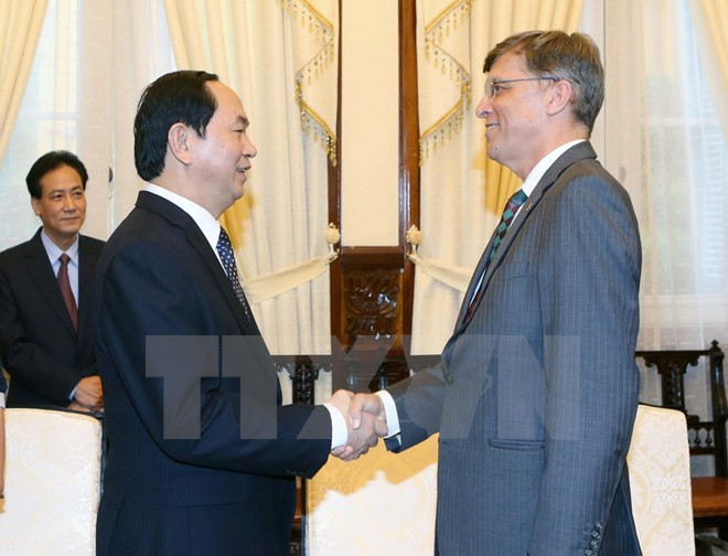 Le président Tran Dai Quang reçoit l'ambassadeur d'Australie ảnh 1