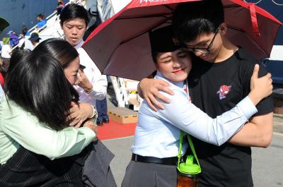 Le "Bateau de la jeunesse d’Asie du Sud-Est et du Japon" quitte le Vietnam ảnh 1 Le "Bateau de la jeunesse d’Asie du Sud-Est et du Japon" quitte le Vietnam ảnh 1