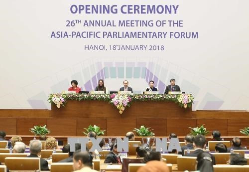 APPF-26 : discussions sur la politique, la sécurité, l’économie et le commerce ảnh 1 APPF-26 : discussions sur la politique, la sécurité, l’économie et le commerce ảnh 1