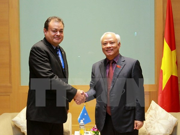 Le Vietnam souhaite renforcer la coopération avec la Micronésie ảnh 1 Le Vietnam souhaite renforcer la coopération avec la Micronésie ảnh 1