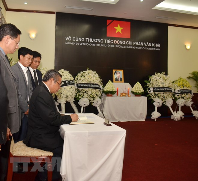 Hommage à l’ancien PM Phan Van Khai dans plusieurs pays ảnh 1 Hommage à l’ancien PM Phan Van Khai dans plusieurs pays ảnh 1