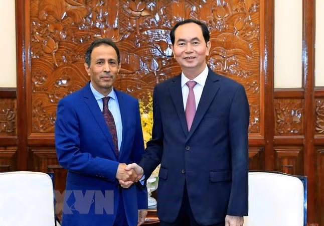 Le président reçoit l’ambassadeur sortant d’Arabie saoudite ảnh 1