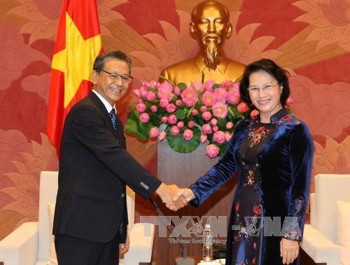 Nguyen Thi Kim Ngan reçoit les ambassadeurs russe, japonais et cubain ảnh 2 Nguyen Thi Kim Ngan reçoit les ambassadeurs russe, japonais et cubain ảnh 2
