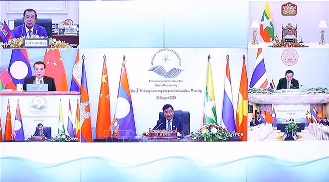 Le PM thaïlandais propose quatre domaines de coopération Mékong-Lancang ảnh 1
