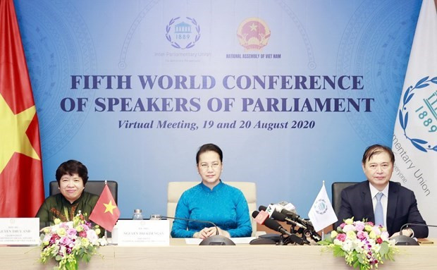La 5e Conférence mondiale des présidents de parlement adopte une déclaration ảnh 1 La 5e Conférence mondiale des présidents de parlement adopte une déclaration ảnh 1