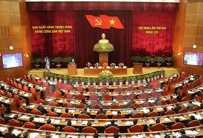 Premier jour du 2e Plénum du Comité central du Parti ảnh 1 Premier jour du 2e Plénum du Comité central du Parti ảnh 1