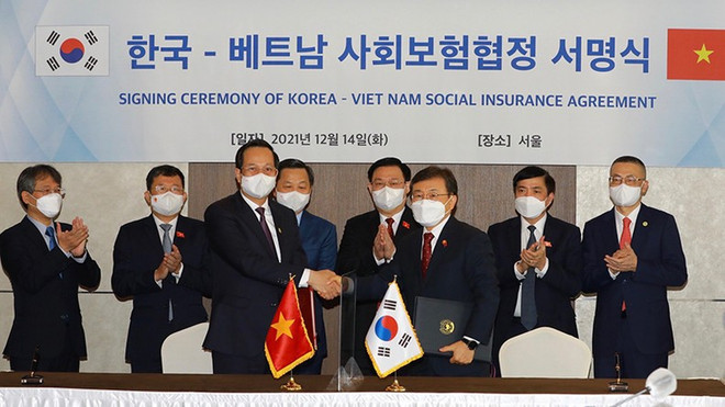 Approbation de l'accord sur l'assurance sociale entre le Vietnam et la R. de Corée ảnh 1 Approbation de l'accord sur l'assurance sociale entre le Vietnam et la R. de Corée ảnh 1