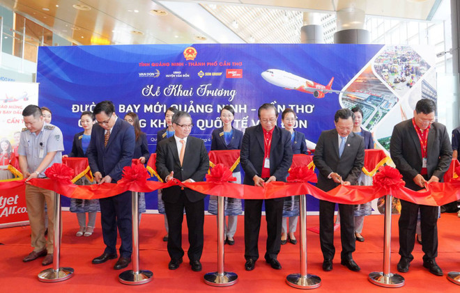 Vietjet Air inaugure une nouvelle ligne Quang Ninh-Cân Tho ảnh 1 Vietjet Air inaugure une nouvelle ligne Quang Ninh-Cân Tho ảnh 1