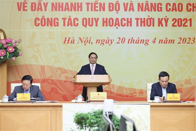 Le PM préside une conférence sur la Planification globale nationale ảnh 3 Le PM préside une conférence sur la Planification globale nationale ảnh 3