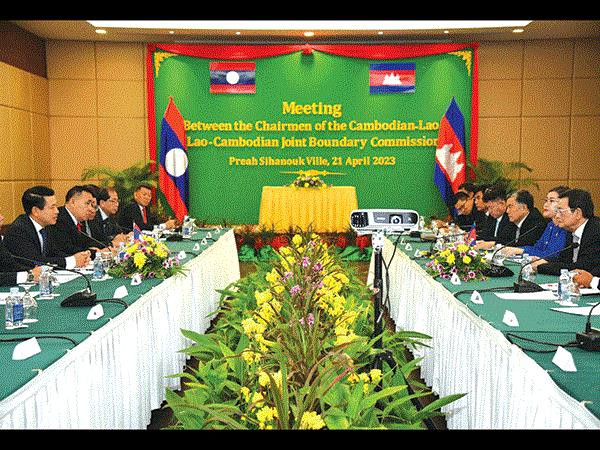 Le Laos et le Cambodge acceptent d'installer plus de bornes frontières ảnh 1 Le Laos et le Cambodge acceptent d'installer plus de bornes frontières ảnh 1