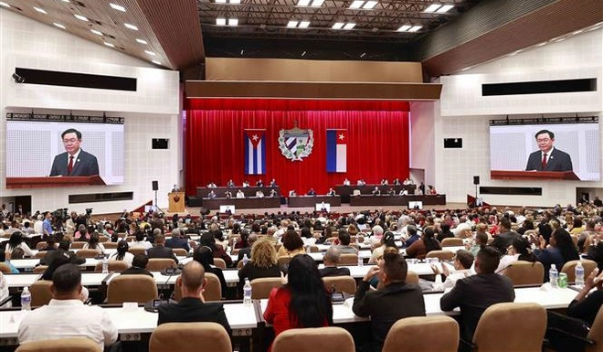 À Cuba, le président de l’Assemblée nationale du Vietnam s’adresse devant l’ANPP ảnh 2 À Cuba, le président de l’Assemblée nationale du Vietnam s’adresse devant l’ANPP ảnh 2