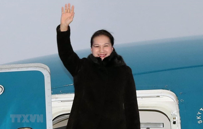 La présidente de l’AN Nguyen Thi Kim Ngan entame sa visite officielle en Biélorussie ảnh 1 La présidente de l’AN Nguyen Thi Kim Ngan entame sa visite officielle en Biélorussie ảnh 1