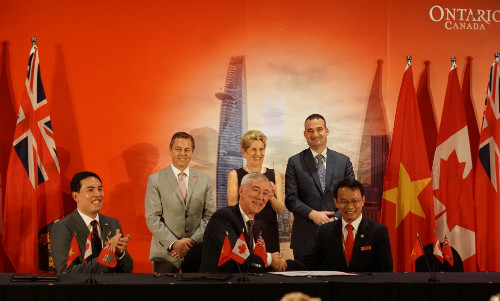 Vietnam-Ontario: signature de mémorandums de coopération d’une valeur totale de 25 millions d'USD ảnh 1 Vietnam-Ontario: signature de mémorandums de coopération d’une valeur totale de 25 millions d'USD ảnh 1