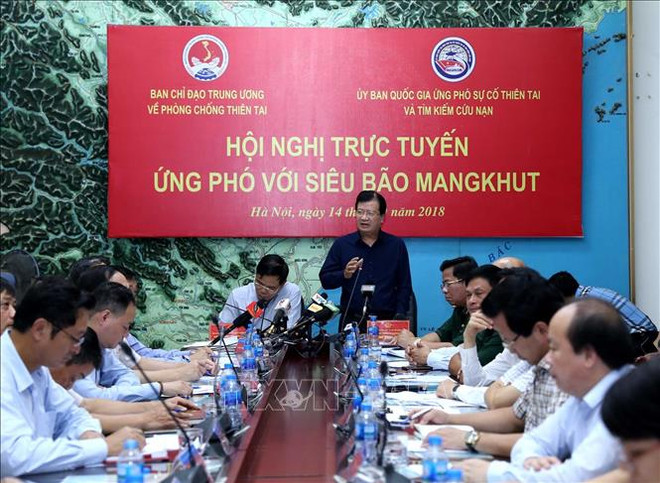 Le Vietnam se prépare à l’arrivée du typhon Mangkhut ảnh 1 Le Vietnam se prépare à l’arrivée du typhon Mangkhut ảnh 1