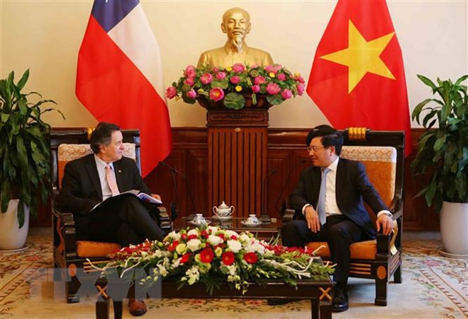 WEF ASEAN 2018 : le vice-PM Pham Binh Minh reçoit des invités étrangers ảnh 1 WEF ASEAN 2018 : le vice-PM Pham Binh Minh reçoit des invités étrangers ảnh 1