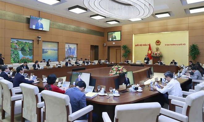 Ouverture de la réunion thématique sur l’élaboration des lois du Comité permanent de l’AN ảnh 2 Ouverture de la réunion thématique sur l’élaboration des lois du Comité permanent de l’AN ảnh 2