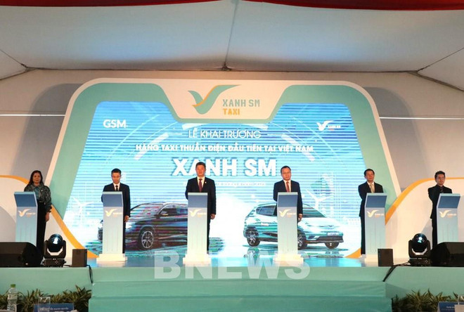Lancement de premiers services de taxis électriques au Vietnam ảnh 2 Lancement de premiers services de taxis électriques au Vietnam ảnh 2