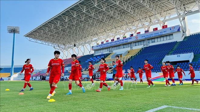 SEA Games 32: l’équipe de football féminin du Vietnam fait son entraînement au Japon ảnh 1 SEA Games 32: l’équipe de football féminin du Vietnam fait son entraînement au Japon ảnh 1