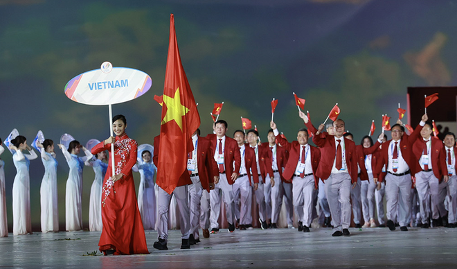 SEA Games 32: La délégation vietnamienne comprend un nombre de membres record ảnh 1