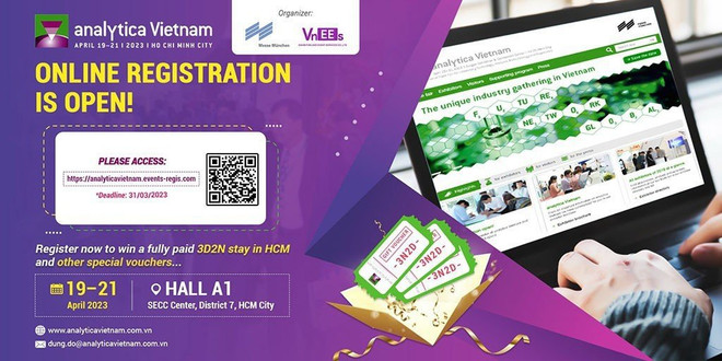 Plus de 200 marques participent au Salon international Analytica Vietnam 2023 ảnh 1 Plus de 200 marques participent au Salon international Analytica Vietnam 2023 ảnh 1