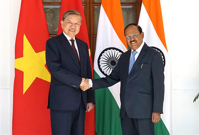 Le Vietnam et l'Inde promeuvent la coopération en matière de sécurité ảnh 1 Le Vietnam et l'Inde promeuvent la coopération en matière de sécurité ảnh 1