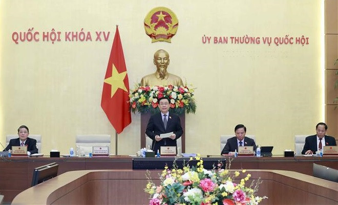Ouverture de la réunion thématique sur l’élaboration des lois du Comité permanent de l’AN ảnh 1 Ouverture de la réunion thématique sur l’élaboration des lois du Comité permanent de l’AN ảnh 1