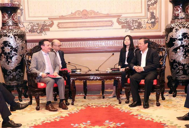 Hô Chi Minh-Ville souhaite intensifier sa coopération avec le groupe AstraZeneca ảnh 1 Hô Chi Minh-Ville souhaite intensifier sa coopération avec le groupe AstraZeneca ảnh 1