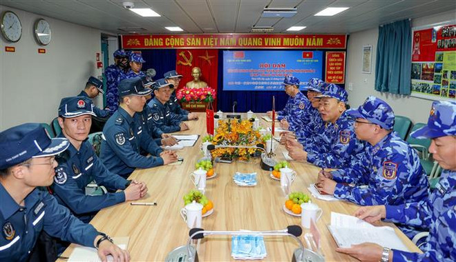 Le Vietnam et la Chine concluent une patrouille commune dans le golfe du Bac Bô ảnh 1 Le Vietnam et la Chine concluent une patrouille commune dans le golfe du Bac Bô ảnh 1