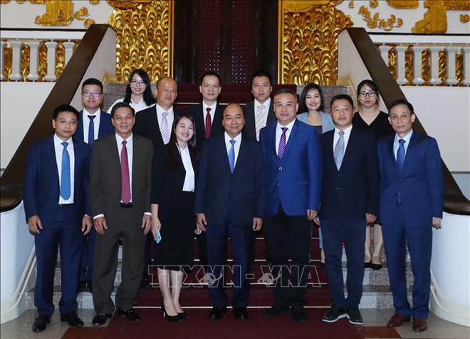Le PM rencontre une délégation d'entrepreneurs chinois investissant au Vietnam ảnh 1 Le PM rencontre une délégation d'entrepreneurs chinois investissant au Vietnam ảnh 1