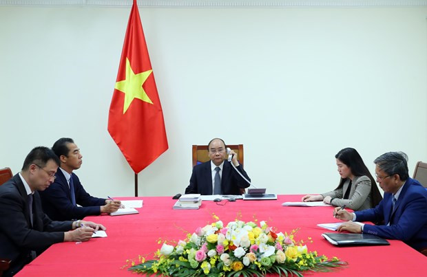Les PM Nguyên Xuân Phuc et Edouard Philippe s’entretiennent par téléphone ảnh 1 Les PM Nguyên Xuân Phuc et Edouard Philippe s’entretiennent par téléphone ảnh 1