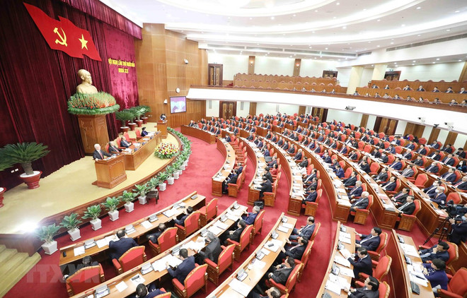 Première journée du 14e Plénum du Comité central du Parti ảnh 1 Première journée du 14e Plénum du Comité central du Parti ảnh 1