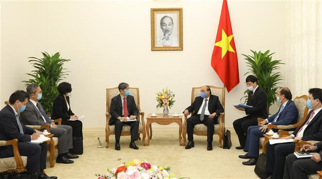 Le Premier ministre reçoit le président de la JICA ảnh 1 Le Premier ministre reçoit le président de la JICA ảnh 1