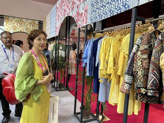 Le Vietnam participe à la Foire internationale du textile-habillement en Inde ảnh 1 Le Vietnam participe à la Foire internationale du textile-habillement en Inde ảnh 1