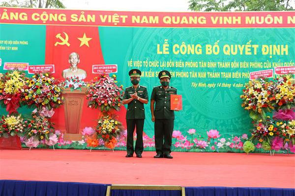 Tay Ninh : création du poste-frontière international de Tan Nam ảnh 1 Tay Ninh : création du poste-frontière international de Tan Nam ảnh 1