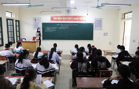 Retour à l'école des collégiens et lycéens de Hanoï prévu après le Têt ảnh 1 Retour à l'école des collégiens et lycéens de Hanoï prévu après le Têt ảnh 1