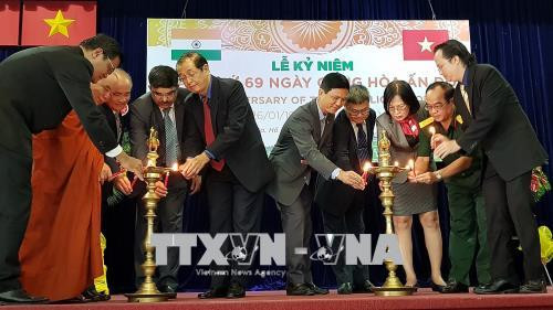 Le 69e anniversaire du Jour de la République de l'Inde célébré à Ho Chi Minh-Ville ảnh 1 Le 69e anniversaire du Jour de la République de l'Inde célébré à Ho Chi Minh-Ville ảnh 1