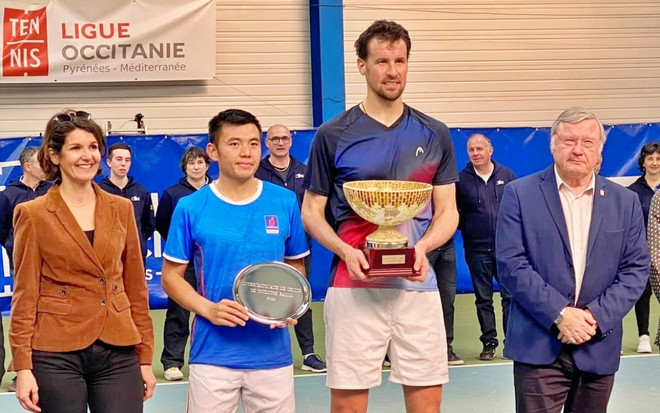 Le tennisman Ly Hoang Nam finit 2e du tournoi M25 Toulouse-Balma ảnh 1