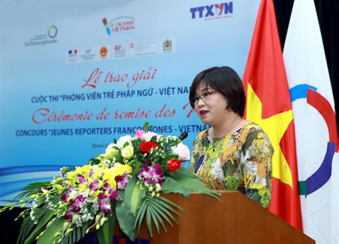 Remise des prix du Concours "Jeunes Reporters Francophones - Vietnam 2018" ảnh 3 Remise des prix du Concours "Jeunes Reporters Francophones - Vietnam 2018" ảnh 3