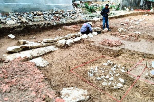 Les restes de la pagode du 10ème siècle ont été mis au jour ảnh 1 Les restes de la pagode du 10ème siècle ont été mis au jour ảnh 1