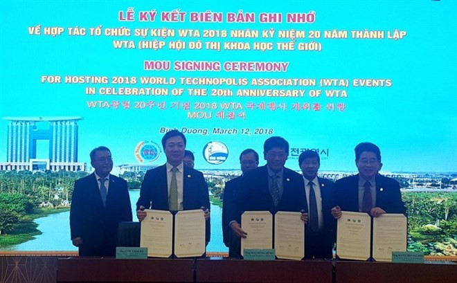 Une série d’activités de la World Technopolis Association (WTA) pérvue à Binh Duong en octobre ảnh 1 Une série d’activités de la World Technopolis Association (WTA) pérvue à Binh Duong en octobre ảnh 1