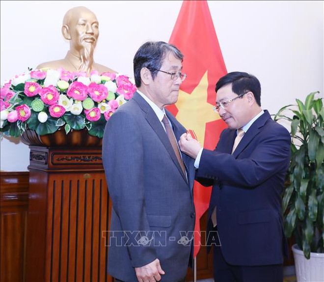 L’ambassadeur japonais au Vietnam à l’honneur ảnh 1 L’ambassadeur japonais au Vietnam à l’honneur ảnh 1