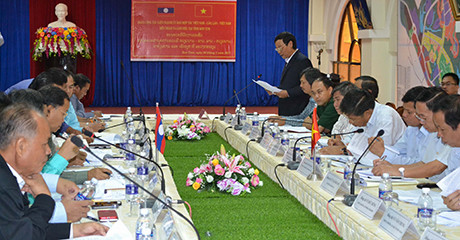 Examen de la mise en œuvre de l’Accord de Hanoi entre le Laos et le Vietnam ảnh 1 Examen de la mise en œuvre de l’Accord de Hanoi entre le Laos et le Vietnam ảnh 1