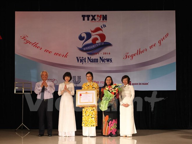 La VNA célèbre le 25 anniversaire du journal Vietnam News ảnh 1 La VNA célèbre le 25 anniversaire du journal Vietnam News ảnh 1