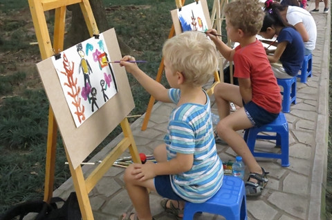 Un concours international de peinture pour enfants à Hanoi ảnh 1 Un concours international de peinture pour enfants à Hanoi ảnh 1