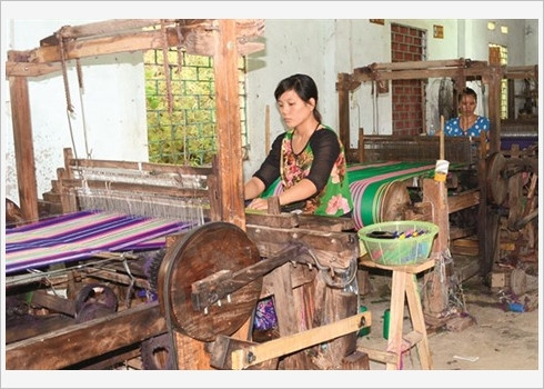 Hàm Yên préserve et valorise le tissage de brocart ảnh 5 Hàm Yên préserve et valorise le tissage de brocart ảnh 5