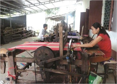 Hàm Yên préserve et valorise le tissage de brocart ảnh 4 Hàm Yên préserve et valorise le tissage de brocart ảnh 4